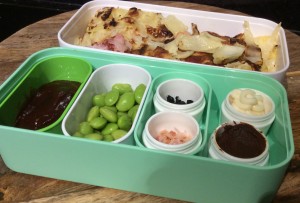 Japanese pancake bento