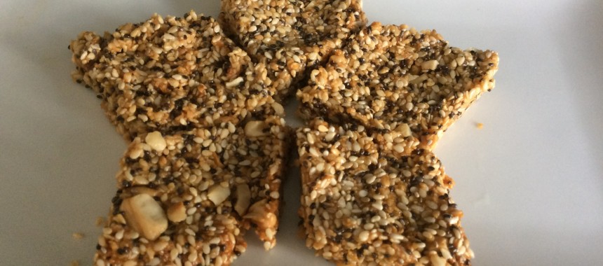 Sesame and Peanut Snack Bars