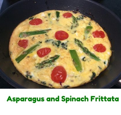 Asparagus and Spinach Frittata 2