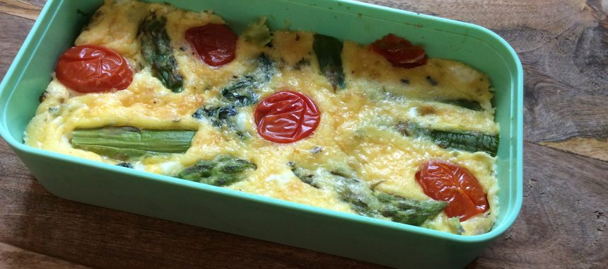 Asparagus and Spinach Frittata