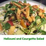 Halloumi and Courgette Salad