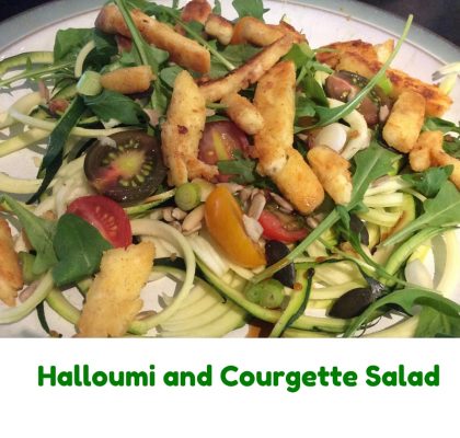 Halloumi and Courgette Salad1