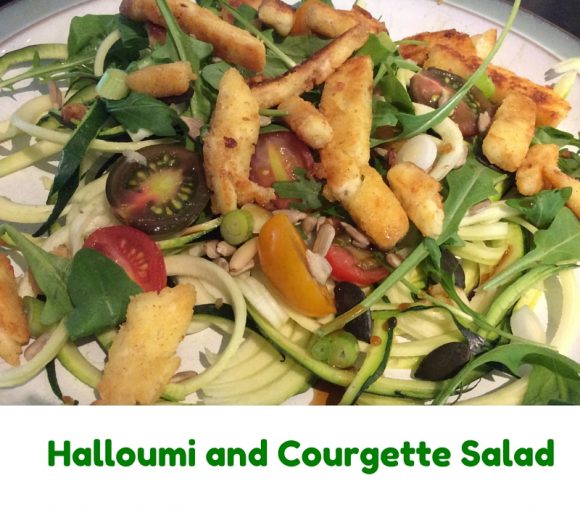 Halloumi and Courgette Salad1