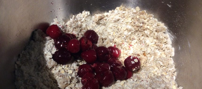 Pecan and Cherry Cookies