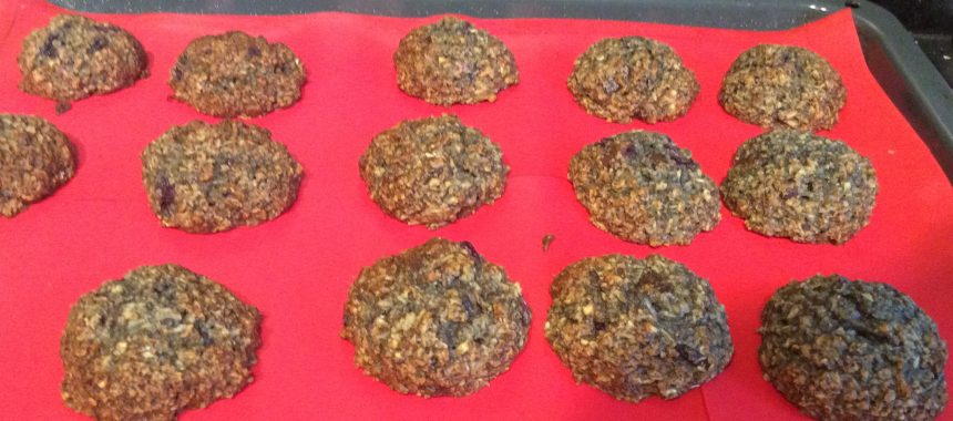 Pecan and Cherry Cookies