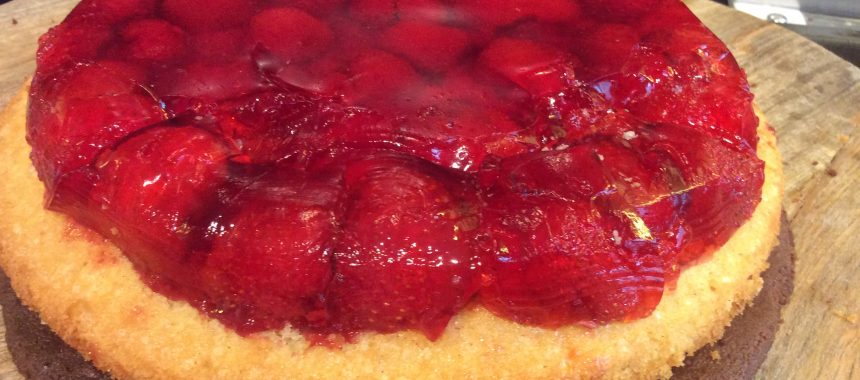 Strawberry Jelly Cake