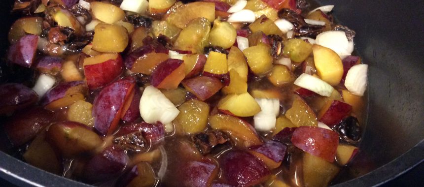 Plum and Date Chutney