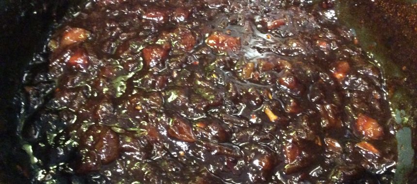 Plum and Date Chutney