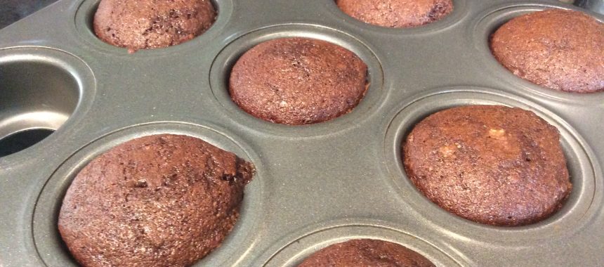 Chocolate Liquorice and Blackcurrant Cakes