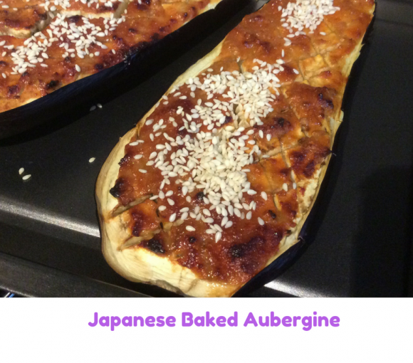 Japanese baked aubergine 2